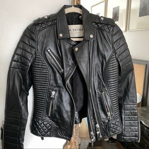 Boda leather moto jacket excellent used condition